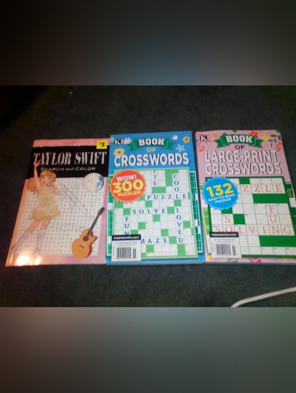 Bundle Book of Crosswords Kids Puzzle Book - Blue
